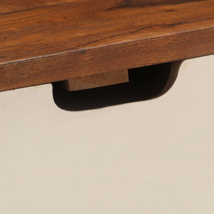 Bureau 110X50X90 Cm Bois D'acacia Solide