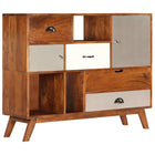 Buffet 115X35X86 Cm Bois Solide D'acacia