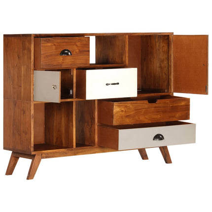 Buffet 115X35X86 Cm Bois Solide D'acacia
