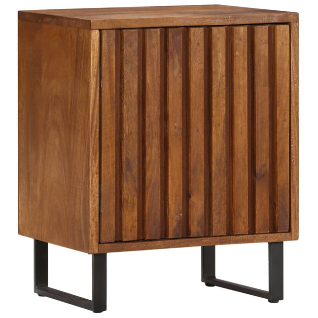 Table De Chevet 40X30X50 Cm Bois De Manguier Massif