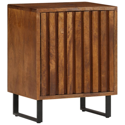 Table De Chevet 40X30X50 Cm Bois De Manguier Massif