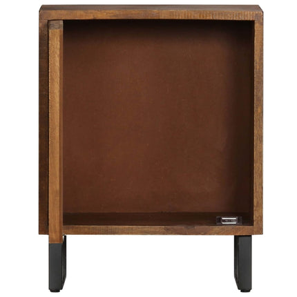 Table De Chevet 40X30X50 Cm Bois De Manguier Massif
