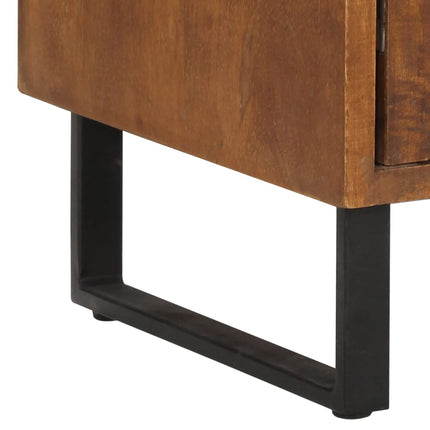 Table De Chevet 40X30X50 Cm Bois De Manguier Massif