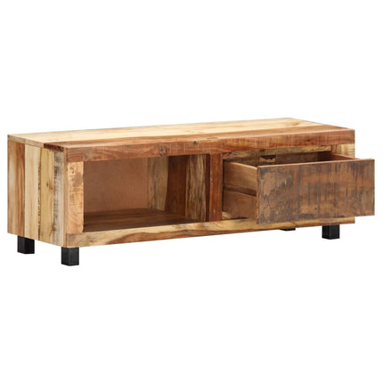 Meuble Tv 100X30X33 Cm Bois De Récupération Massif