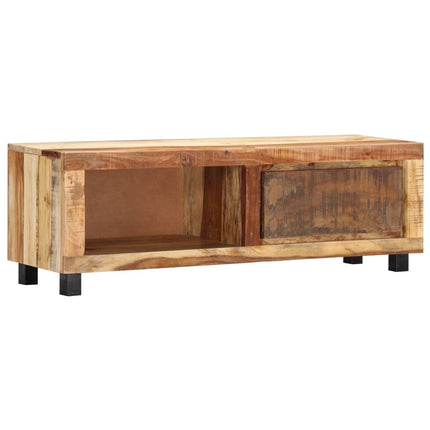 Meuble Tv 100X30X33 Cm Bois De Récupération Massif