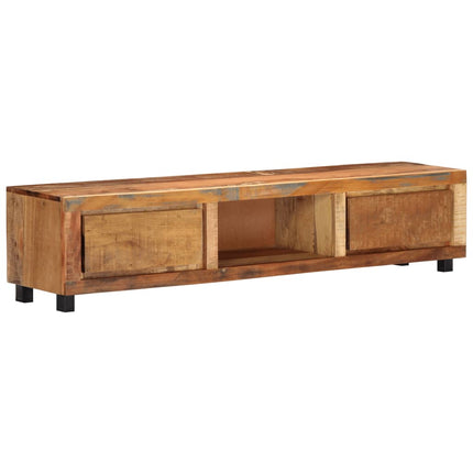Meuble Tv 100X30X33 Cm Bois De Récupération Massif
