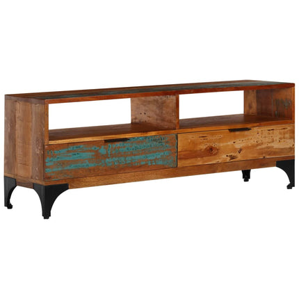 Meuble Tv Bois De Manguier 120X35X45 Cm