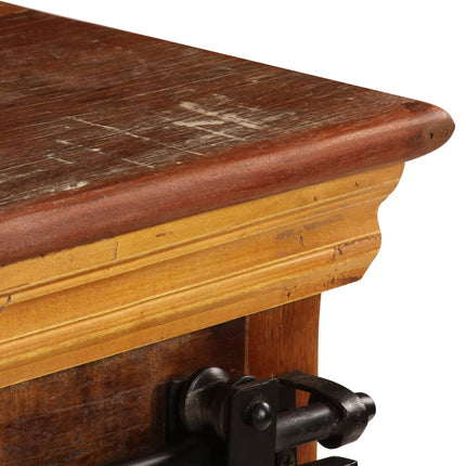 Meuble Tv 110 X 30 X 45 Cm Bois De Récupération Massif
