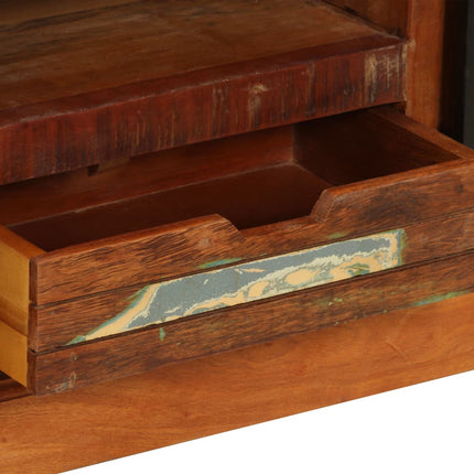 Meuble Tv 110 X 30 X 45 Cm Bois De Récupération Massif