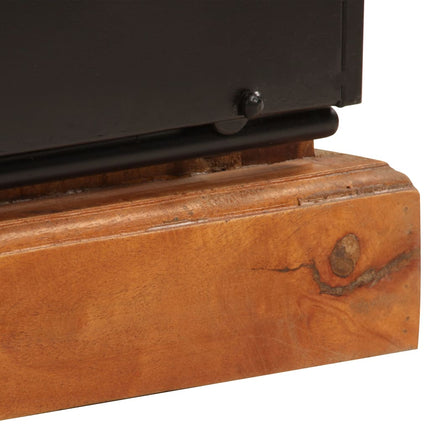 Meuble Tv 110 X 30 X 45 Cm Bois De Récupération Massif
