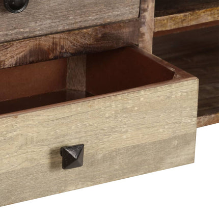 Meuble Tv 118X30X40 Cm Bois De Manguier Massif