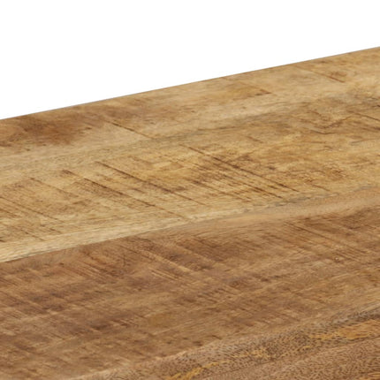 Table Console 120X35X76 Cm Bois De Manguier Solide Et Acier