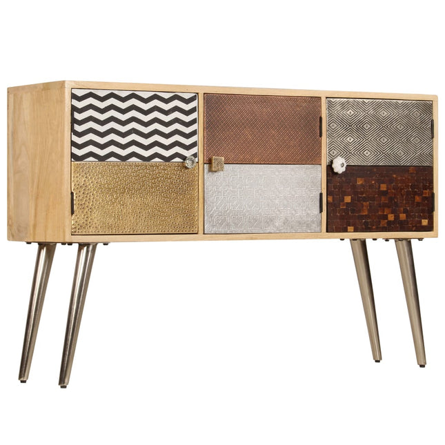 Buffet 120X30X75 Cm Bois De Manguier Massif