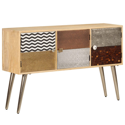 Buffet 120X30X75 Cm Bois De Manguier Massif