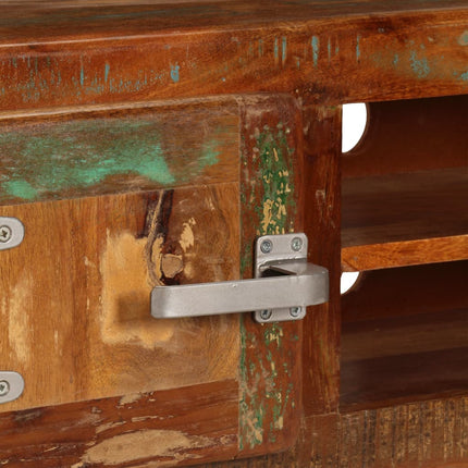 Meuble Tv 120X30X36 Cm Bois De Récupération Massif