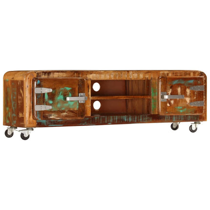 Meuble Tv 120X30X36 Cm Bois De Récupération Massif
