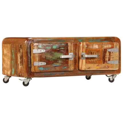 Table Basse 85X55X40 Cm Bois De Récupération Massif