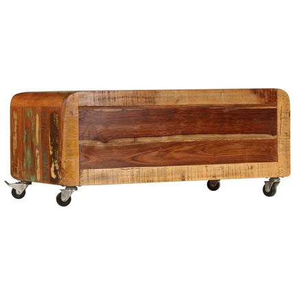 Table Basse 85X55X40 Cm Bois De Récupération Massif