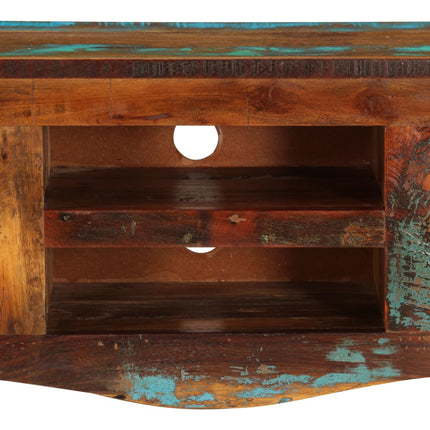 Meuble Tv 120X30X40 Cm Bois De Récupération Massif