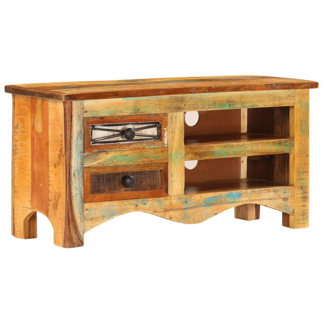Meuble Tv 80X30X40 Cm Bois De Récupération Massif