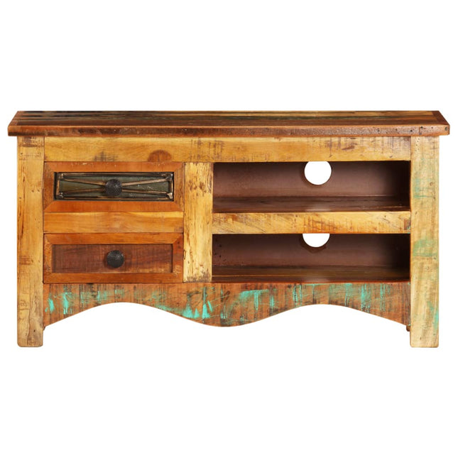 Meuble Tv 80X30X40 Cm Bois De Récupération Massif