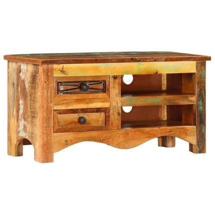Meuble Tv 80X30X40 Cm Bois De Récupération Massif