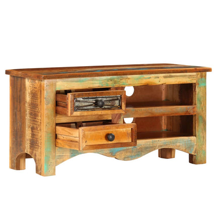 Meuble Tv 80X30X40 Cm Bois De Récupération Massif