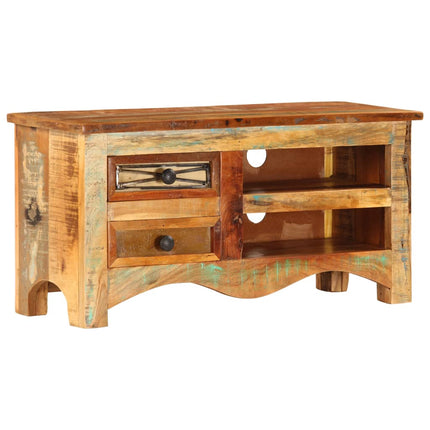 Meuble Tv 80X30X40 Cm Bois De Récupération Massif