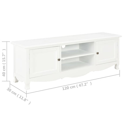 Meuble Tv 120X30X40 Cm Bois