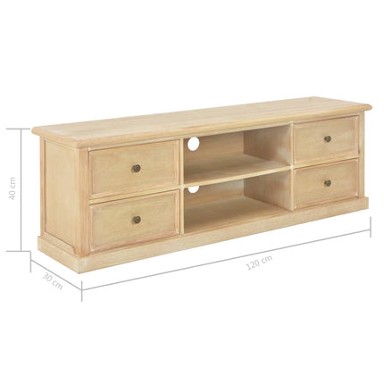Meuble Tv 120X30X40 Cm Bois
