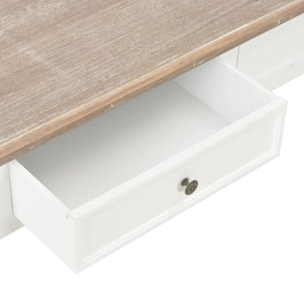 Table Basse Blanc 100X55X45 Cm Bois