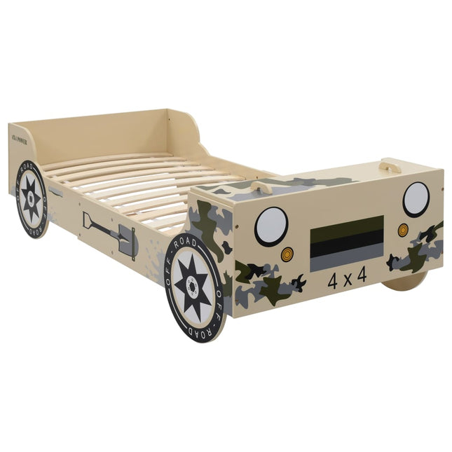 Lit Tout-Terrain Pour Enfants 90 X 200 Cm Camouflage