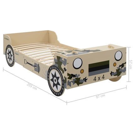 Lit Tout-Terrain Pour Enfants 90 X 200 Cm Camouflage