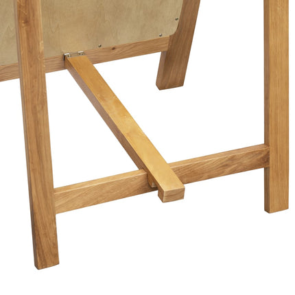 Miroir Sur Pied 48X46,5X150 Cm Bois De Chêne Solide