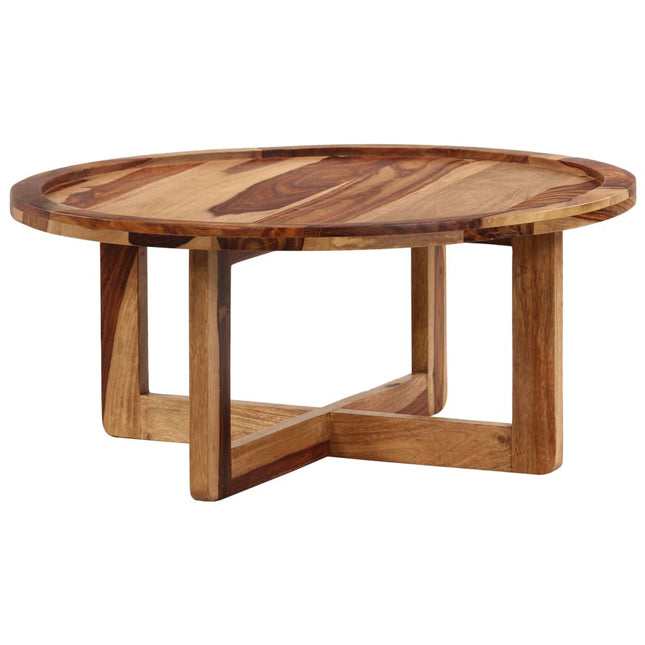 Table Basse 80X35 Cm Bois Massif