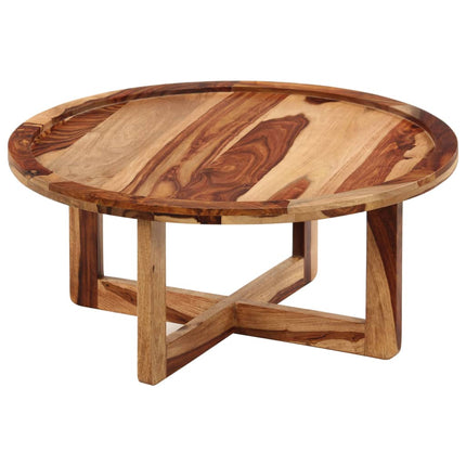 Table Basse 80X35 Cm Bois Massif