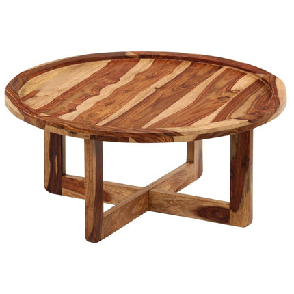Table Basse 80X35 Cm Bois Massif