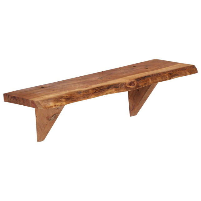 Étagères Murales 2 Pcs Bois D'acacia Massif