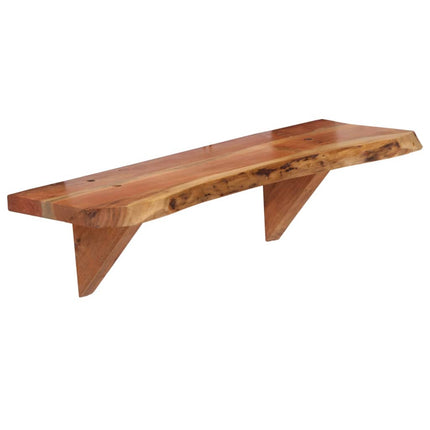 Étagères Murales 2 Pcs Bois D'acacia Massif