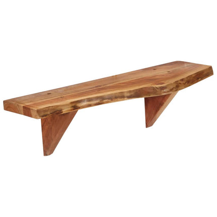 Étagères Murales 2 Pcs Bois D'acacia Massif