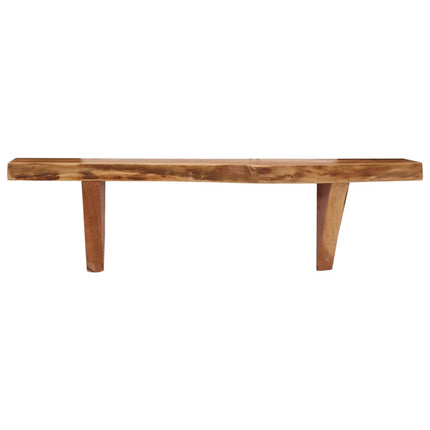 Étagères Murales 2 Pcs Bois D'acacia Massif
