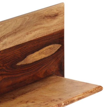 Étagères Murales 2 Pcs Bois Massif