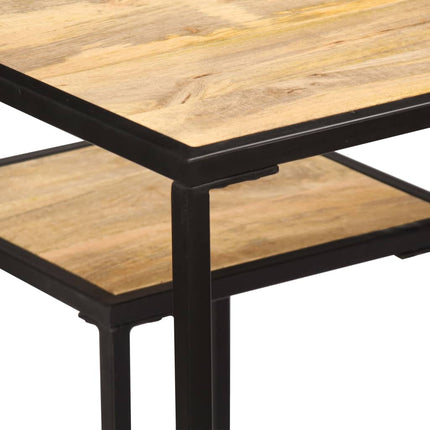 Ensemble De Salle À Dîner 3 Pcs Bois De Manguier Solide