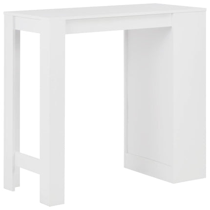 Table De Bar Avec Étagère 110X50X103 Cm