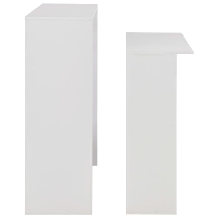 Table De Bar Avec 2 Dessus De Table 130X40X120 Cm