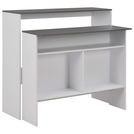 Table De Bar Avec 2 Dessus De Table 130X40X120 Cm