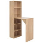 Table De Bar Avec Armoire 115X59X200 Cm