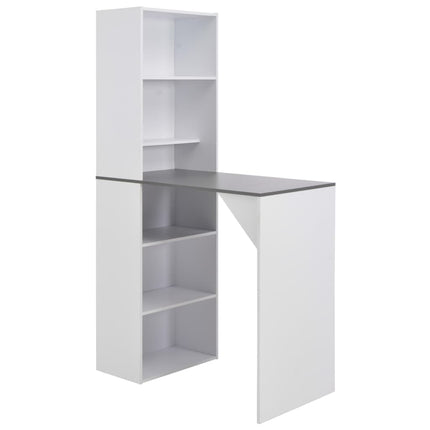 Table De Bar Avec Armoire 115X59X200 Cm