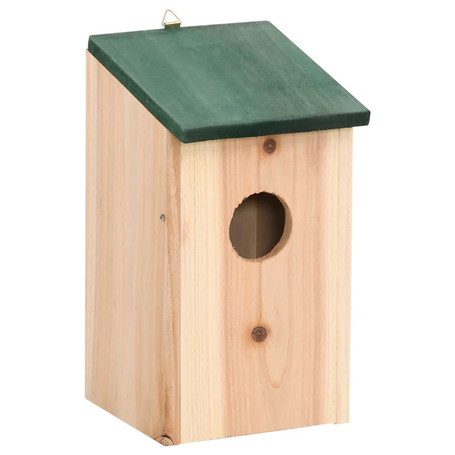 Nichoirs 8 Pcs Bois 12X12X22 Cm