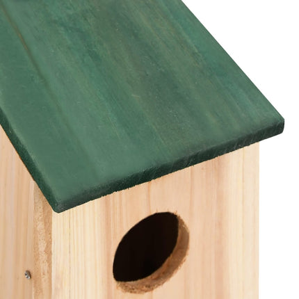 Nichoirs 8 Pcs Bois 12X12X22 Cm